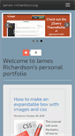 Mobile Screenshot of james-richardson.org